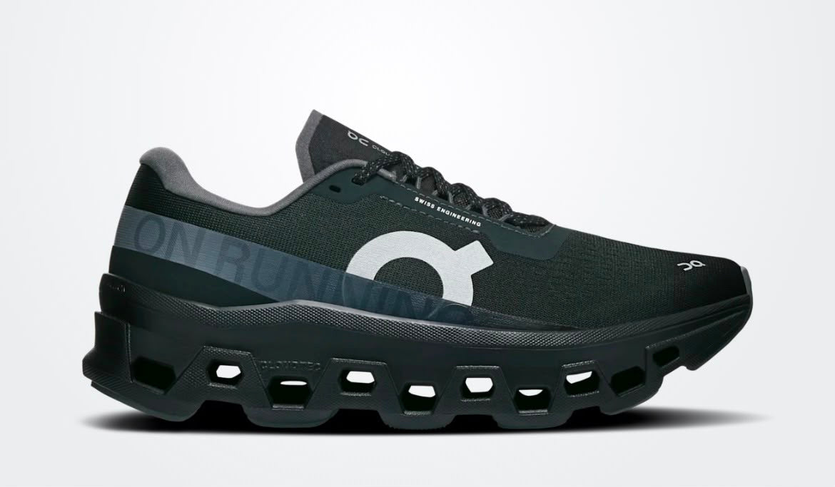 On Cloudmonster 1 - Blanco/Crema letras rosa